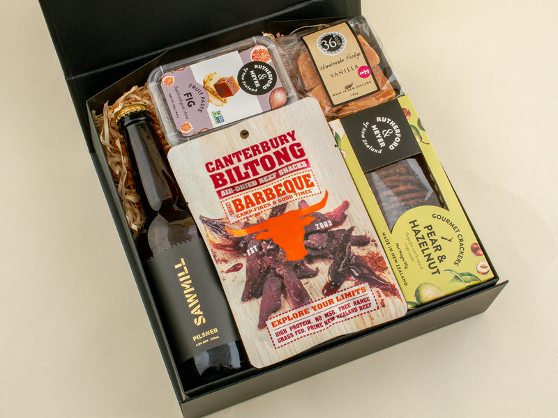 Beer, savoury and sweet snacks gift box- Oh Goodie 