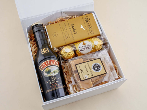 Baileys Gift Boxes NZ.  Affordable Gift boxes NZ.  Sending Gift Boxes NZ Wide.